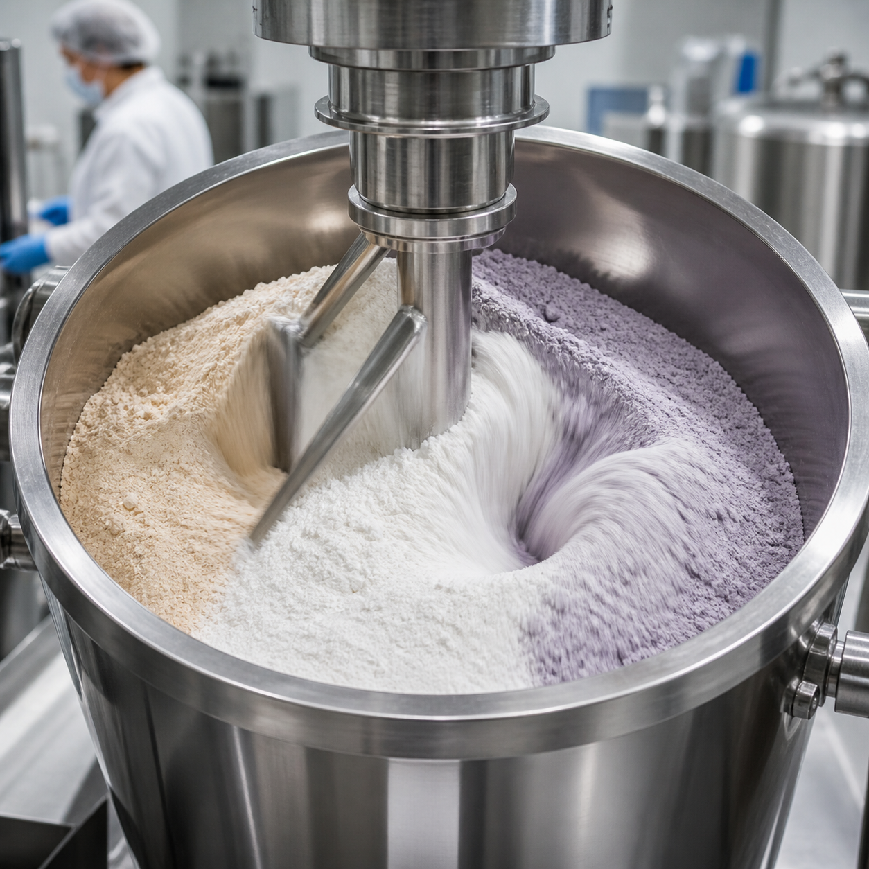 Powder blending